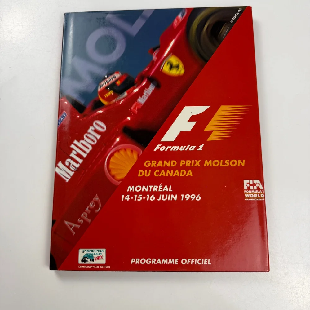 Canada Montreal Formula 1 Grand Prix Racing Programs 1988 1996 1997 1999 2000 - Picture 6 of 7